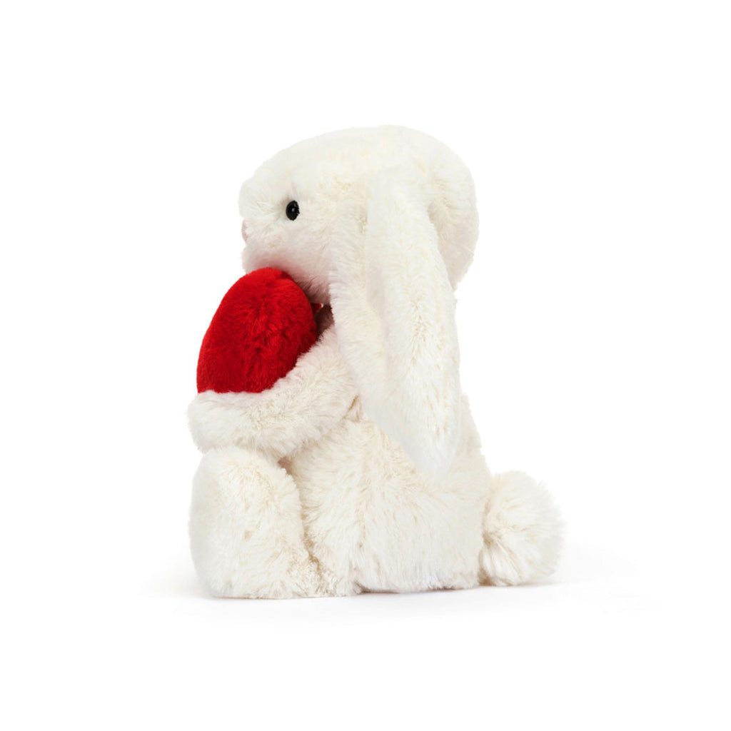 Bashful Red Love Heart Bunny – A Hug Full of Love ❤️🐰
